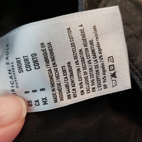 NWT American Eagle 90s Bootcut Jeans Black Wash Size 8 Short - Picture 11 of 11